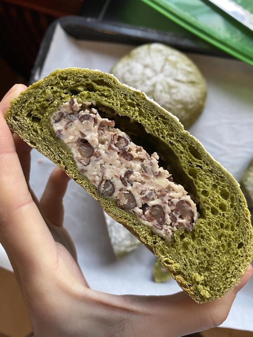 抹茶蜜豆奶酪软欧