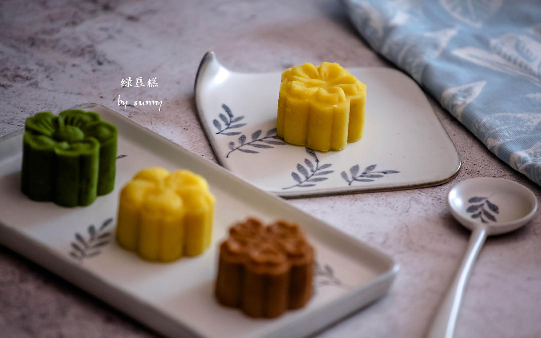 省时简易绿豆糕-免泡豆免过筛