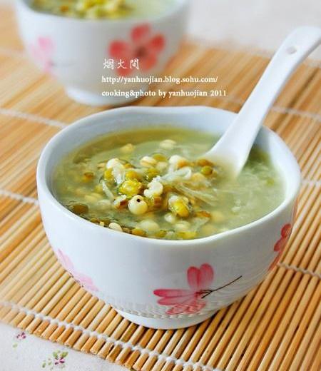 薏仁绿豆汤的做法