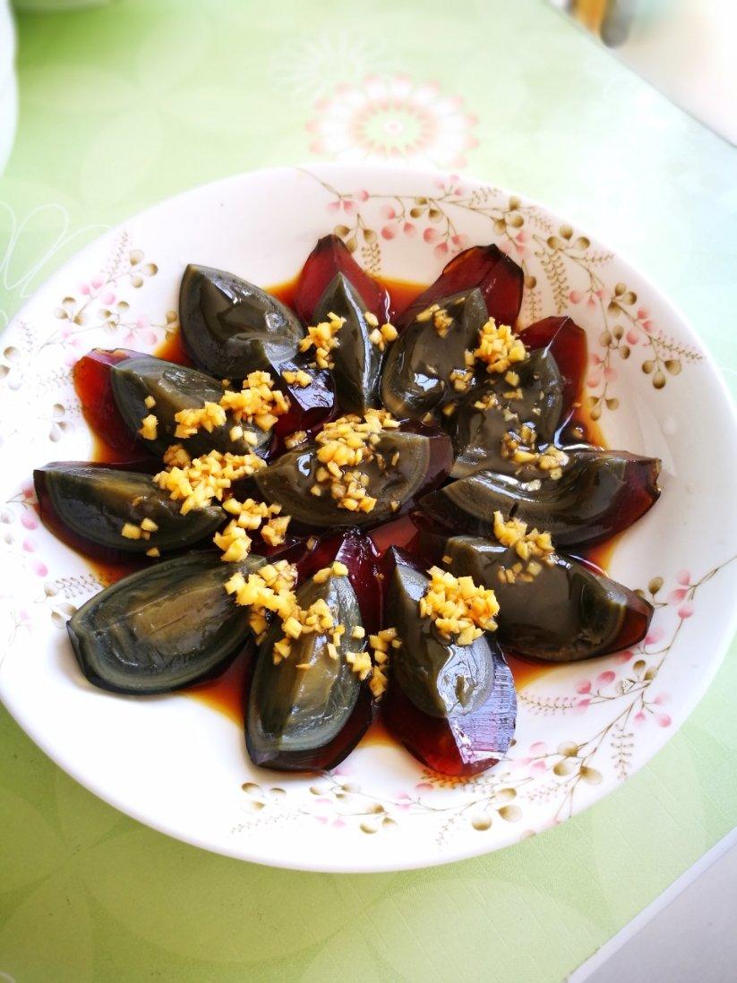 我要控自我自己做的姜汁松花蛋