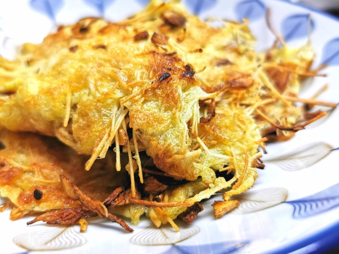 鸡蛋煎面线