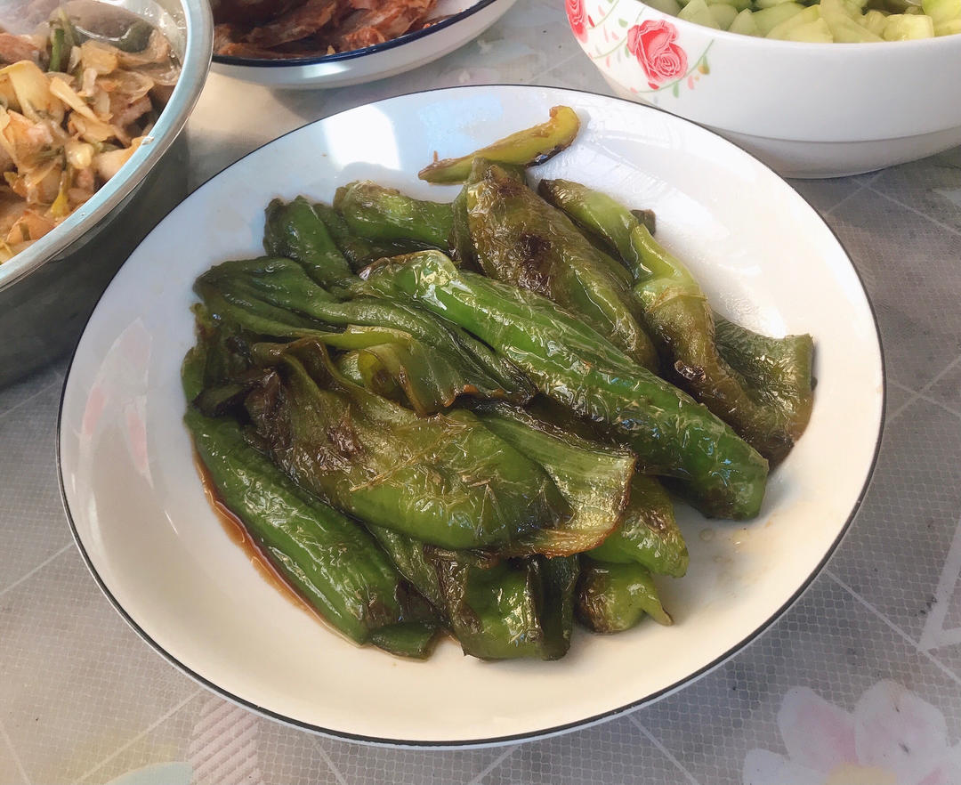 吃皮版虎皮青椒（不辣）