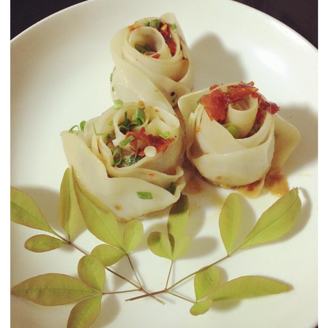 玫瑰花饺子