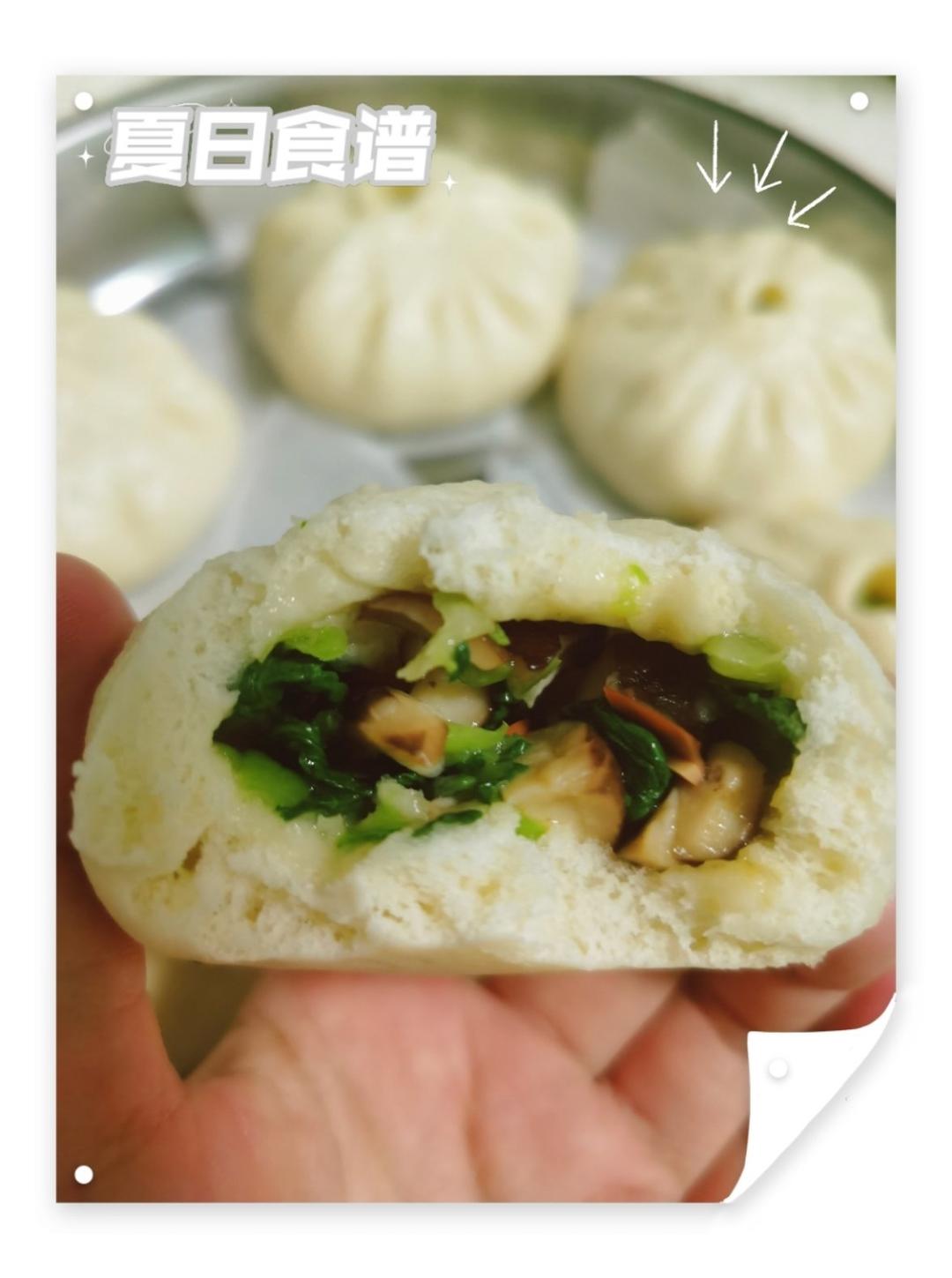 冬笋香菇菜包