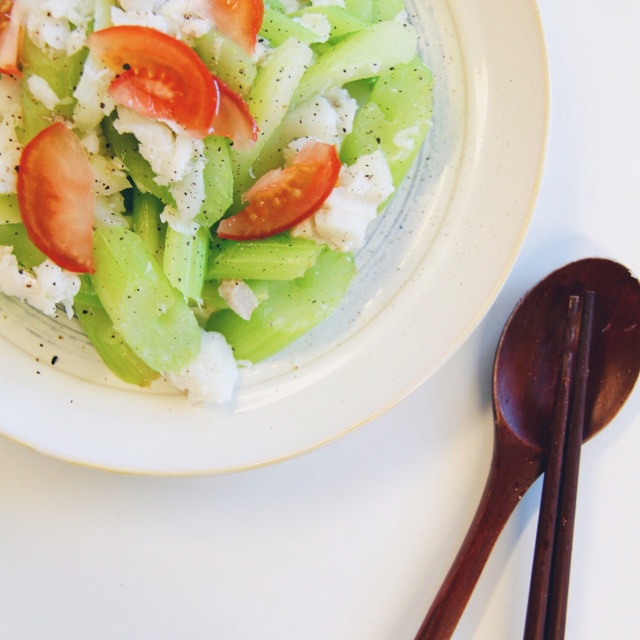 【减脂小厨房】小清新西芹鳕鱼