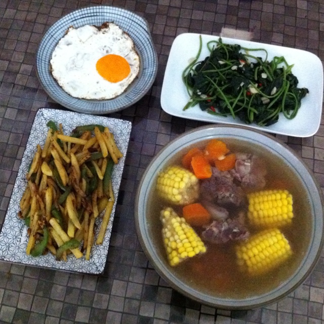 kitkat做的爱心家庭套餐