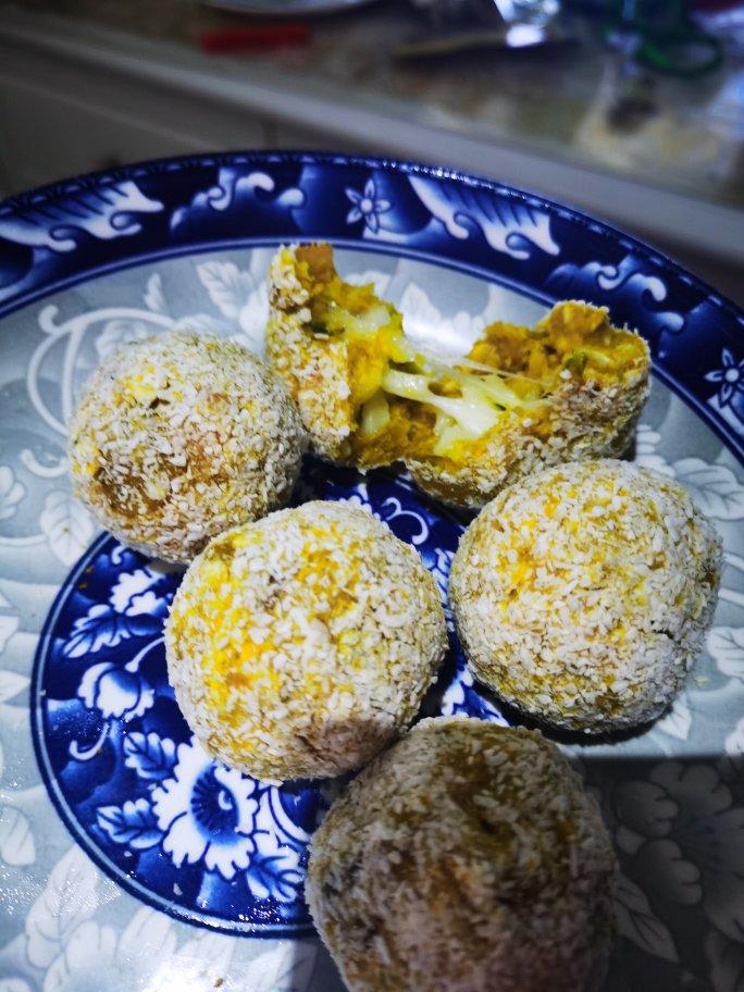 红薯燕麦芝士球，绝对好吃停不住
