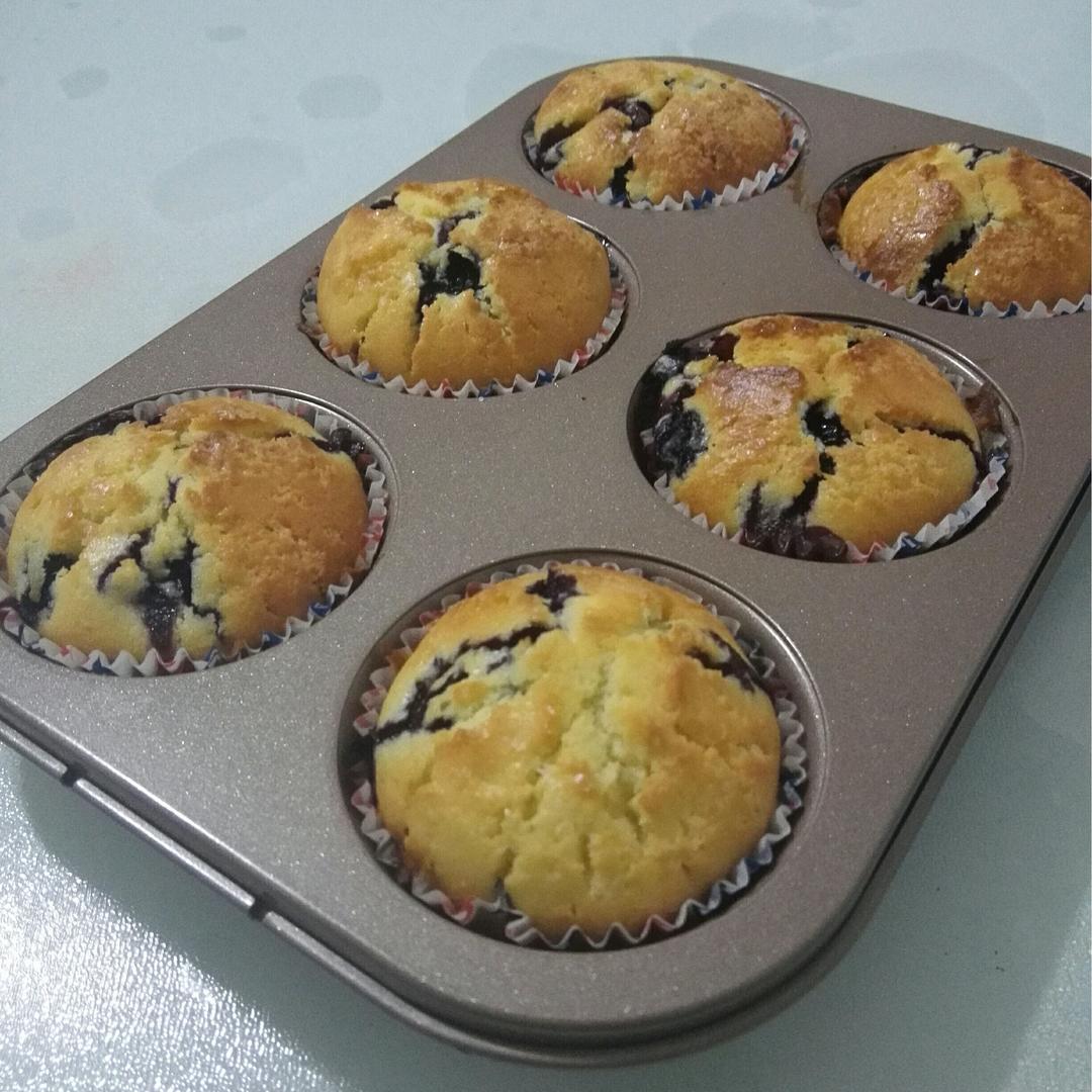 蓝莓玛芬蛋糕 Blueberry Muffin