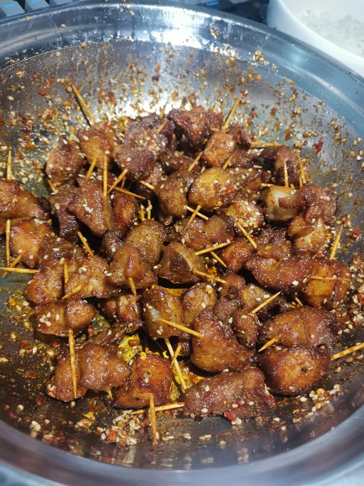 牙签肉的做法