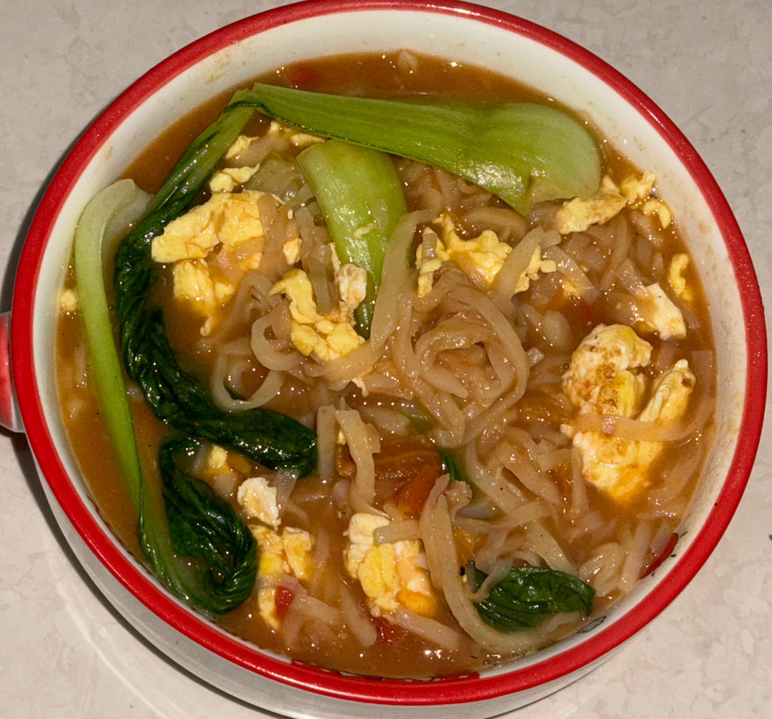 西红柿鸡蛋烩饼