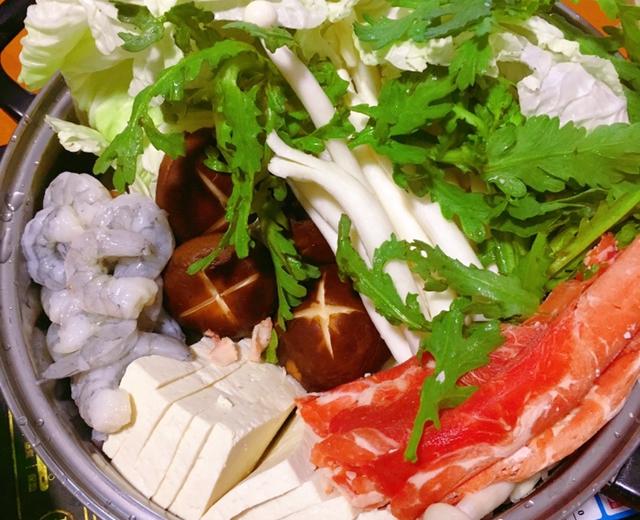 没有味增和出汁的日式火锅（家常版寿喜锅）的做法