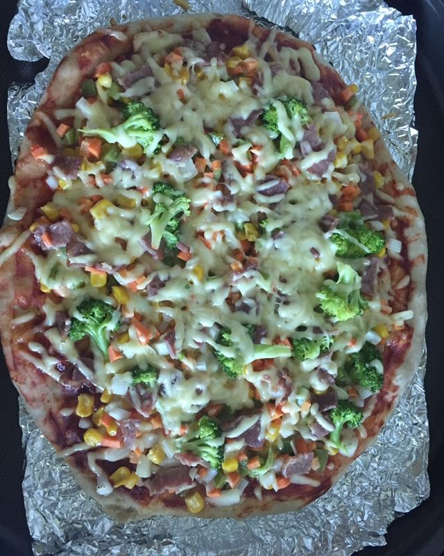 不用酵母的披萨底 No Yeast Pizza Dough