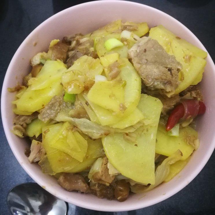 白菜炖粉条