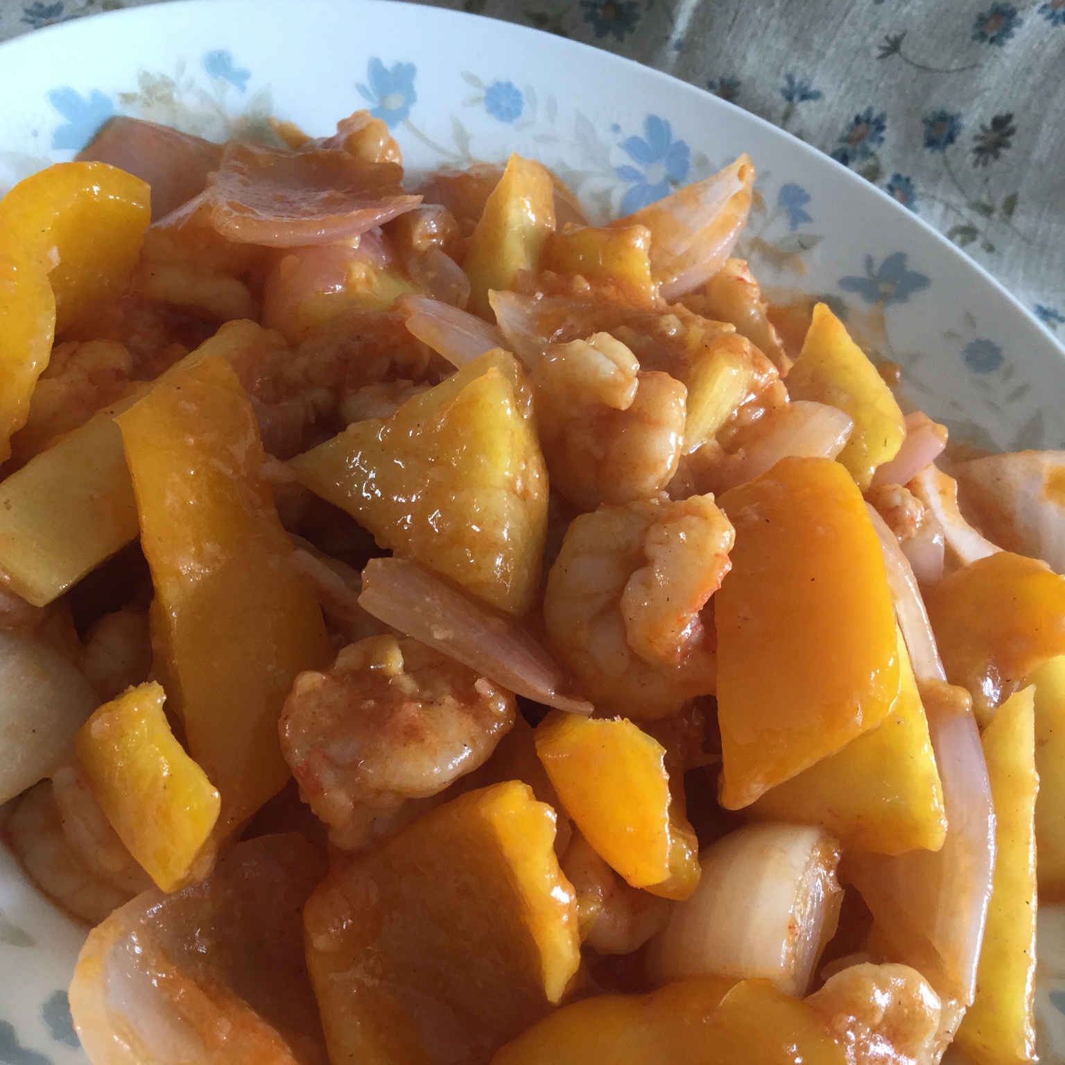 茄汁虾仁