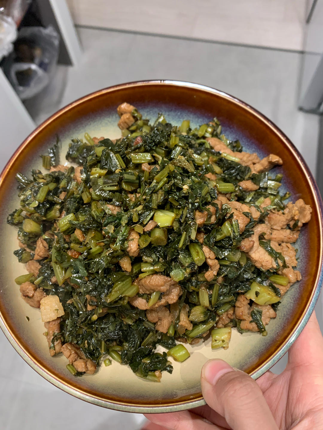 雪里蕻炒牛肉丝的做法
