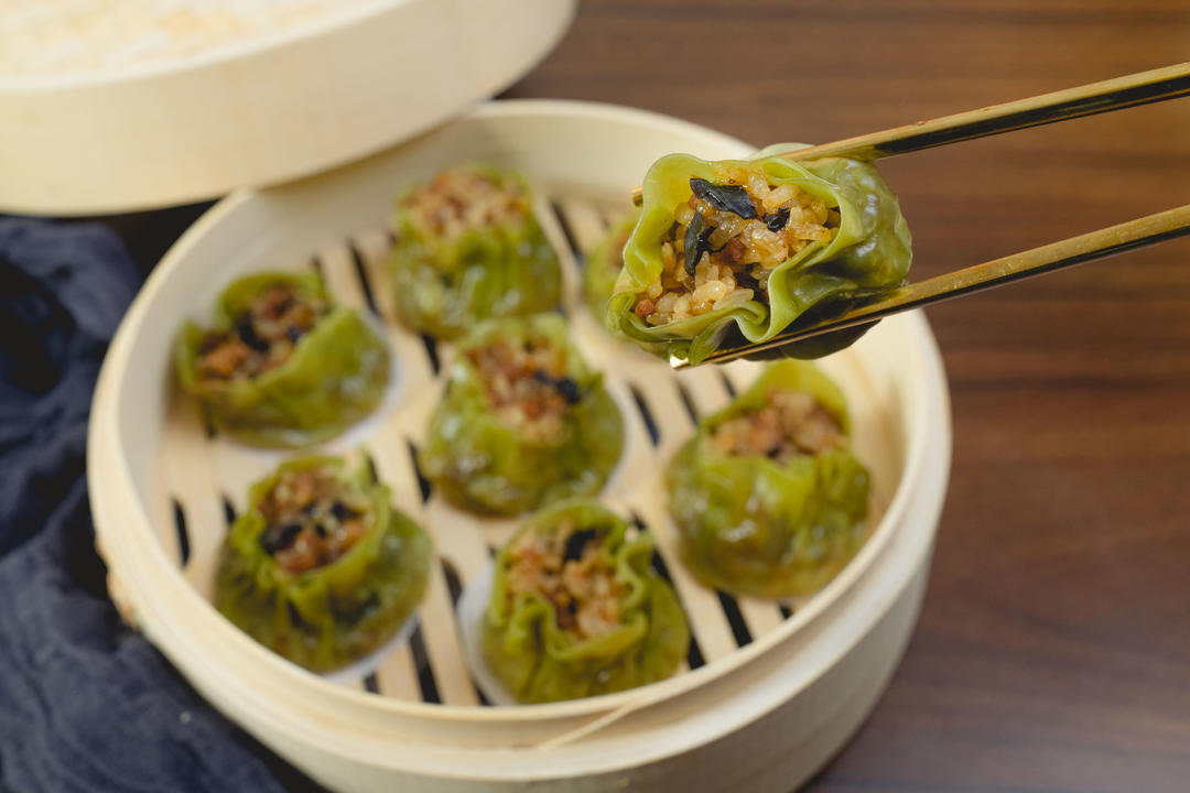 蔬菜肉末烧卖 懒人饺子皮做法