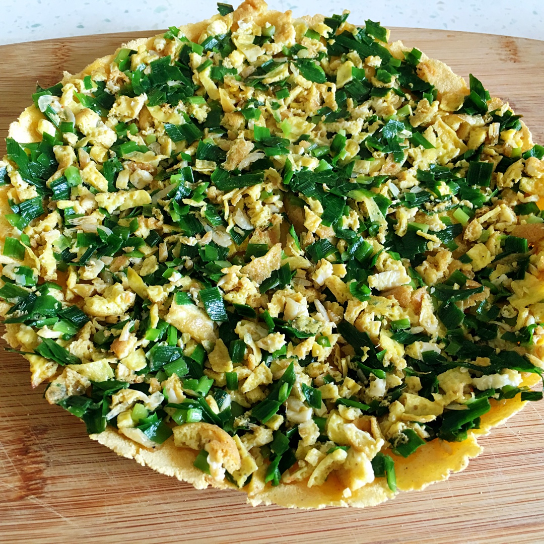 韭菜鸡蛋糊饼