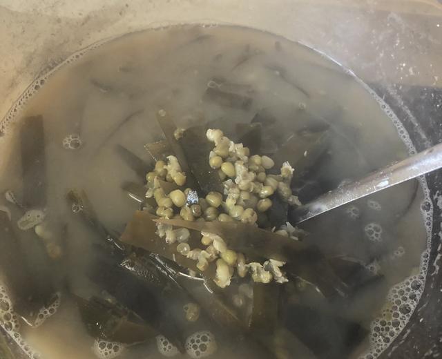 解暑降温绿豆海带汤（糖水）
