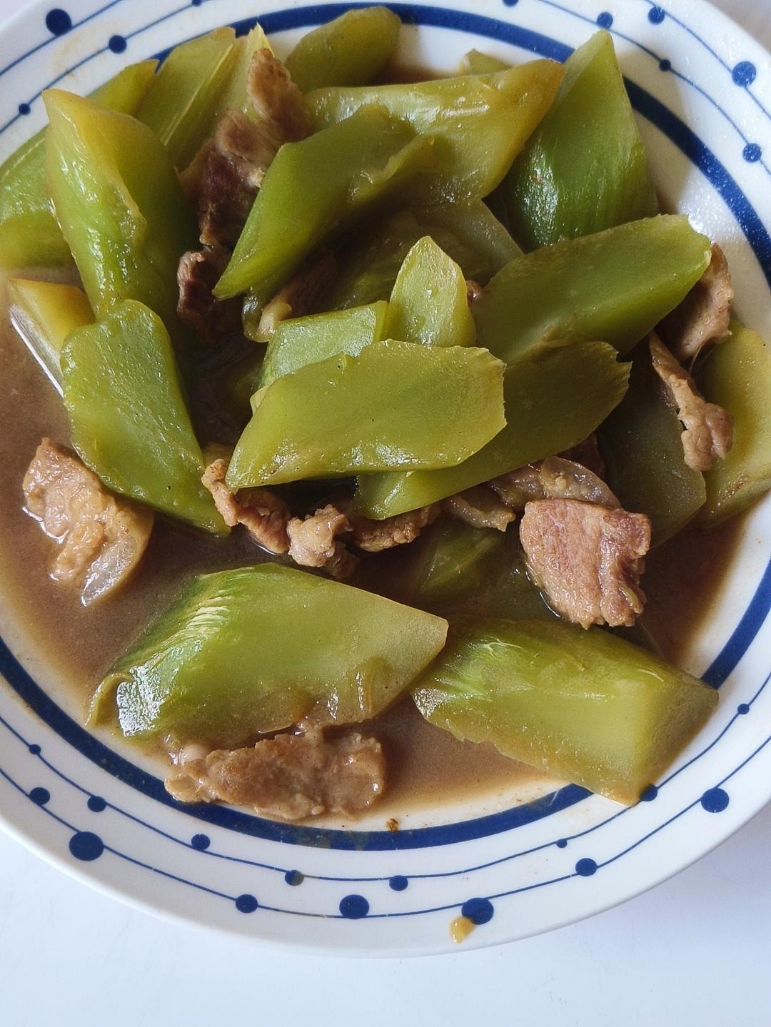 ㊙️腊味‼️冬笋莴苣炒腊肠‼️美味家常