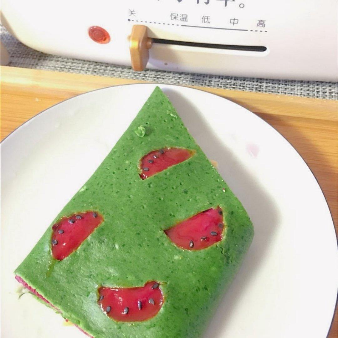 创意西瓜造型卷饼（Bruno多功能锅食谱）