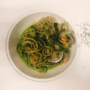 罗勒海鲜意面🍝的做法 步骤6