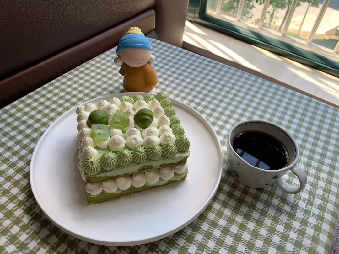 抹茶白巧奶油