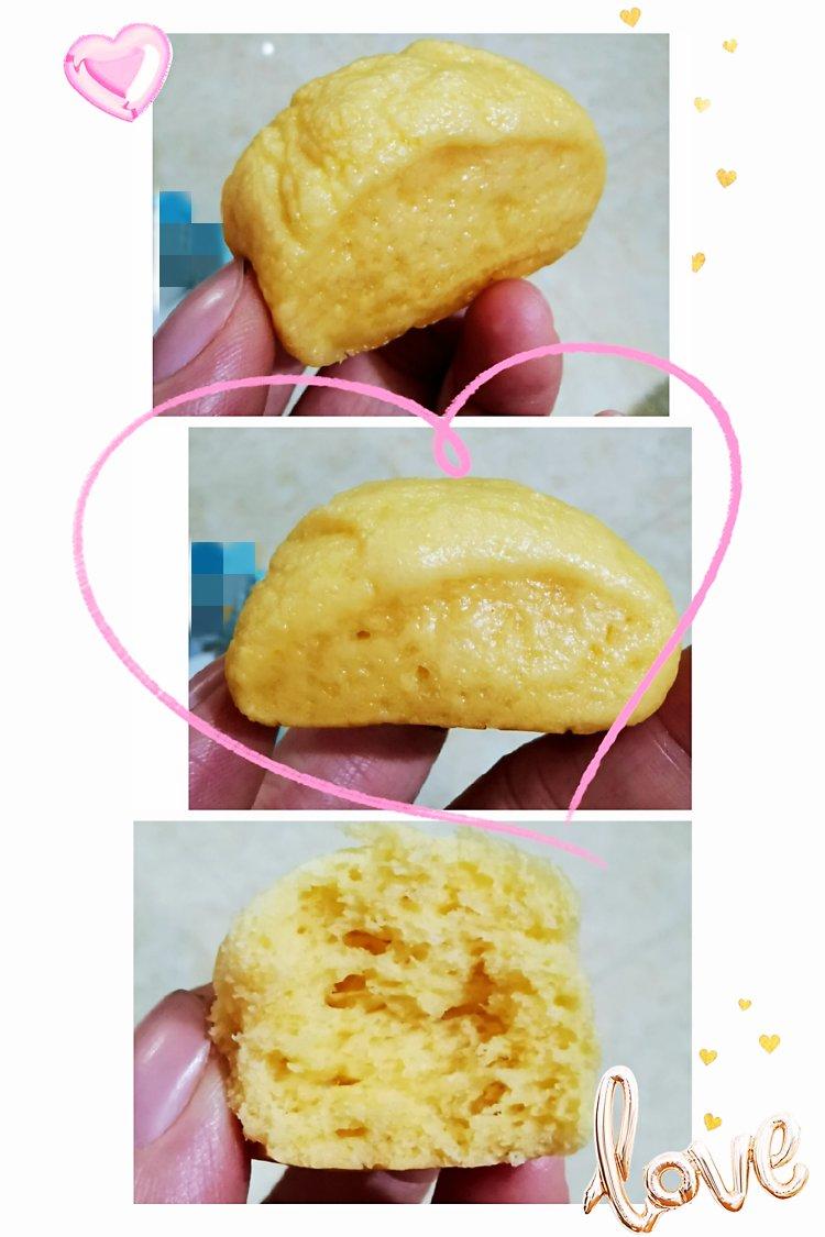 超简单只需一发不放一滴水、弹性超好的黄金南瓜馒头（记录方子），附边角料的整形