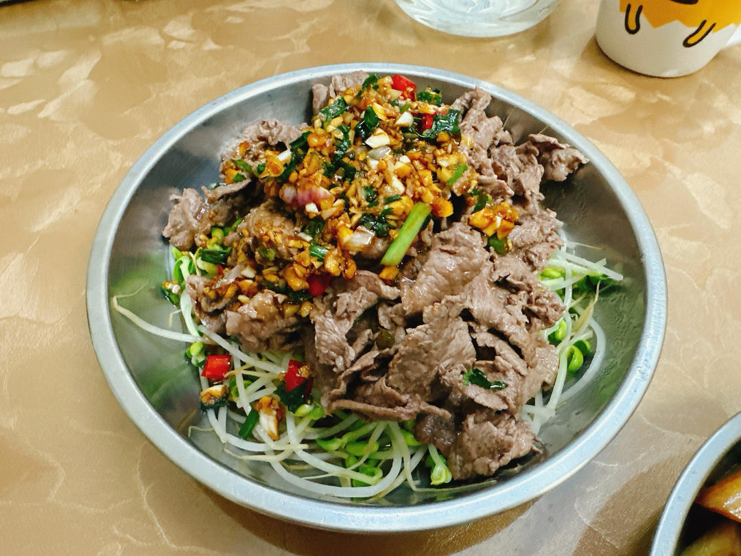 葱油牛肉