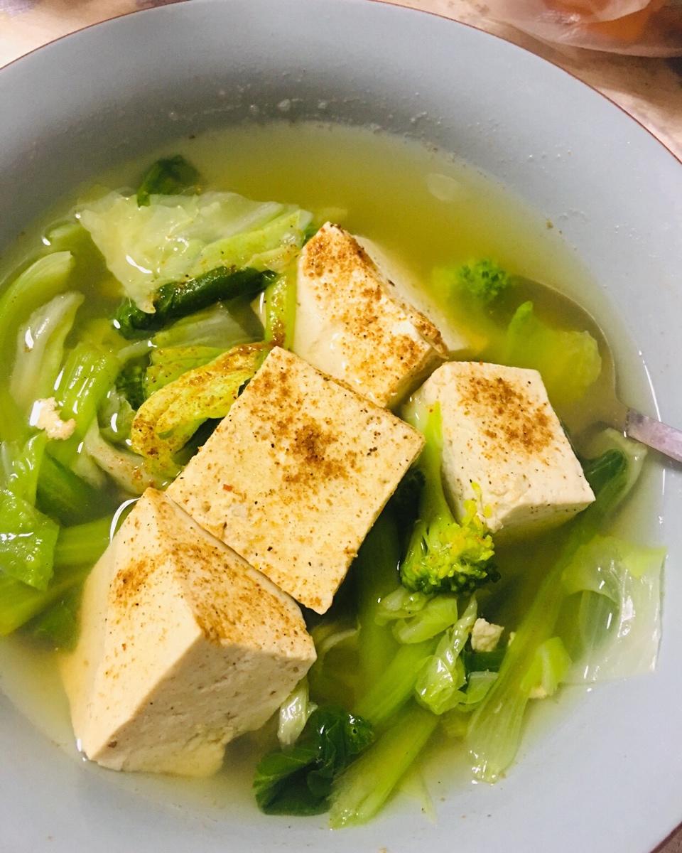 巨减肥，豆腐汤