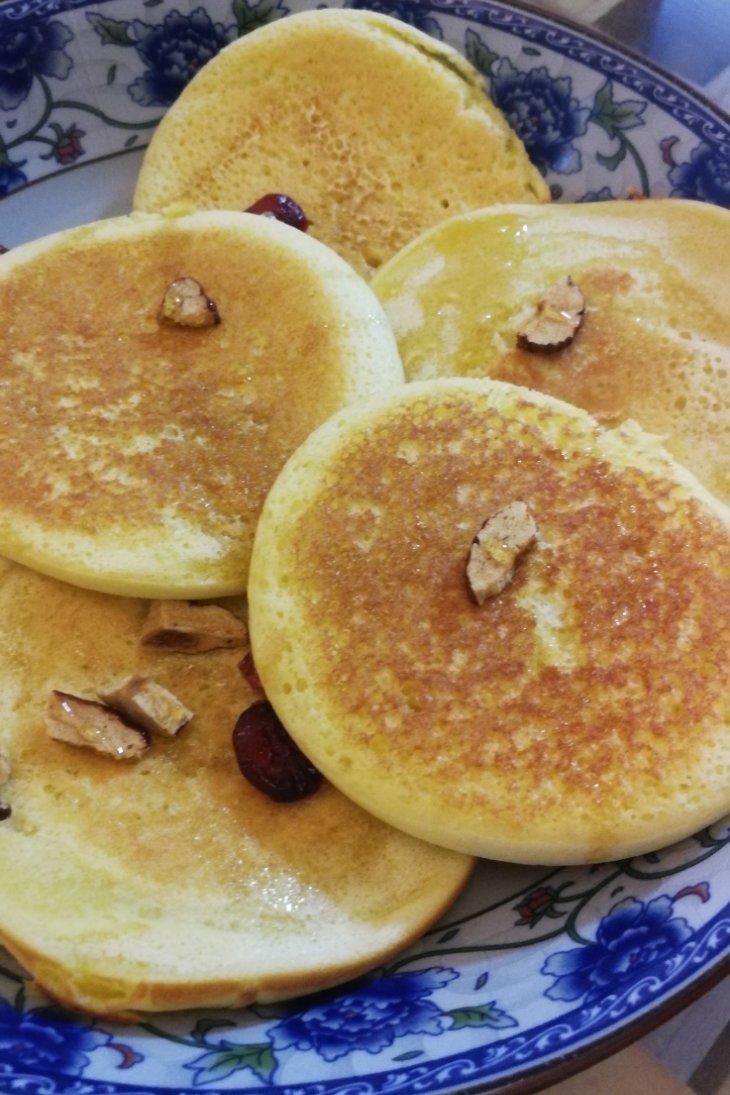 嘉辰爸做的摩飞多功能锅食谱系列之舒芙蕾厚松饼