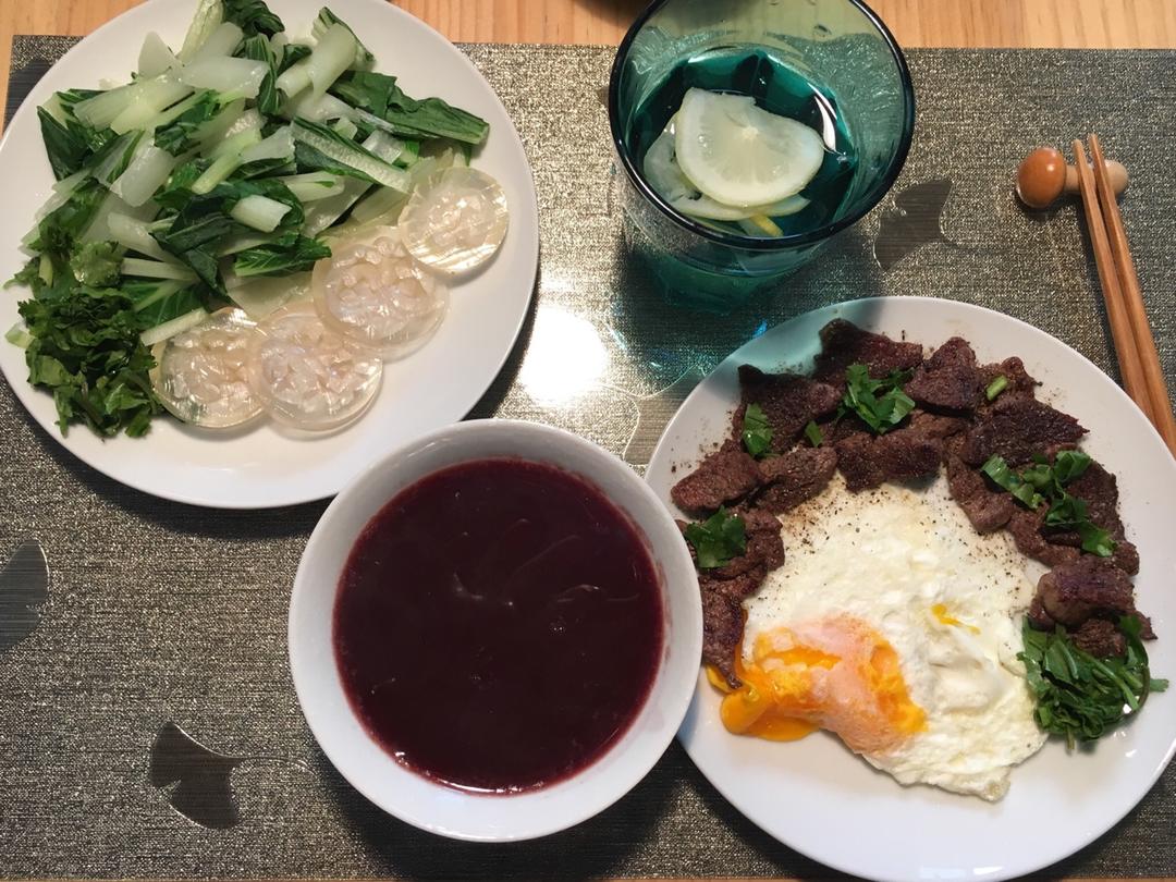 生煎牛肉片（低脂、低热量）