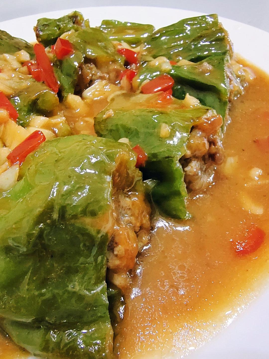 下饭菜肴--青椒酿肉