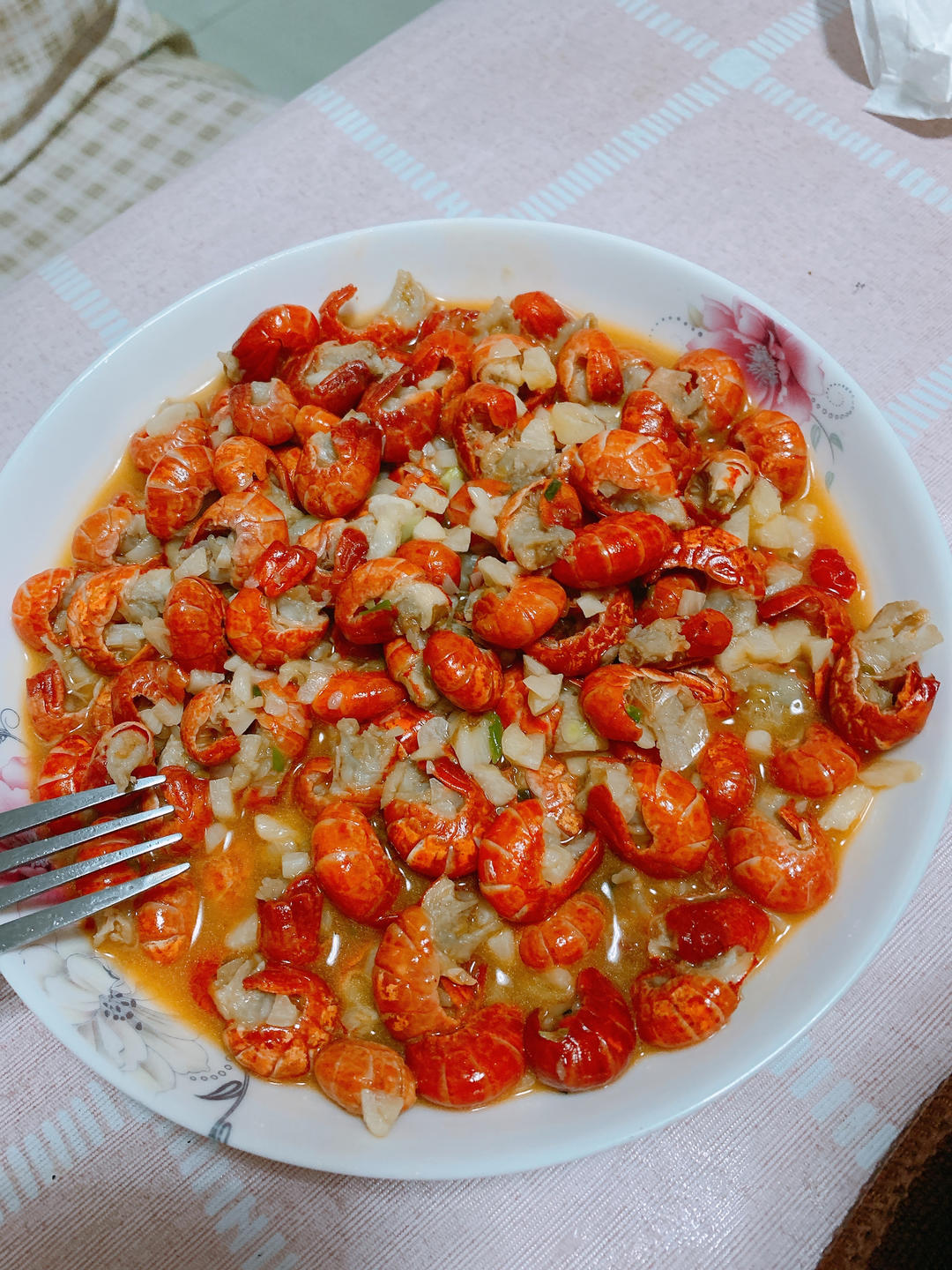 简简单单の蒜蓉炒虾尾🦐