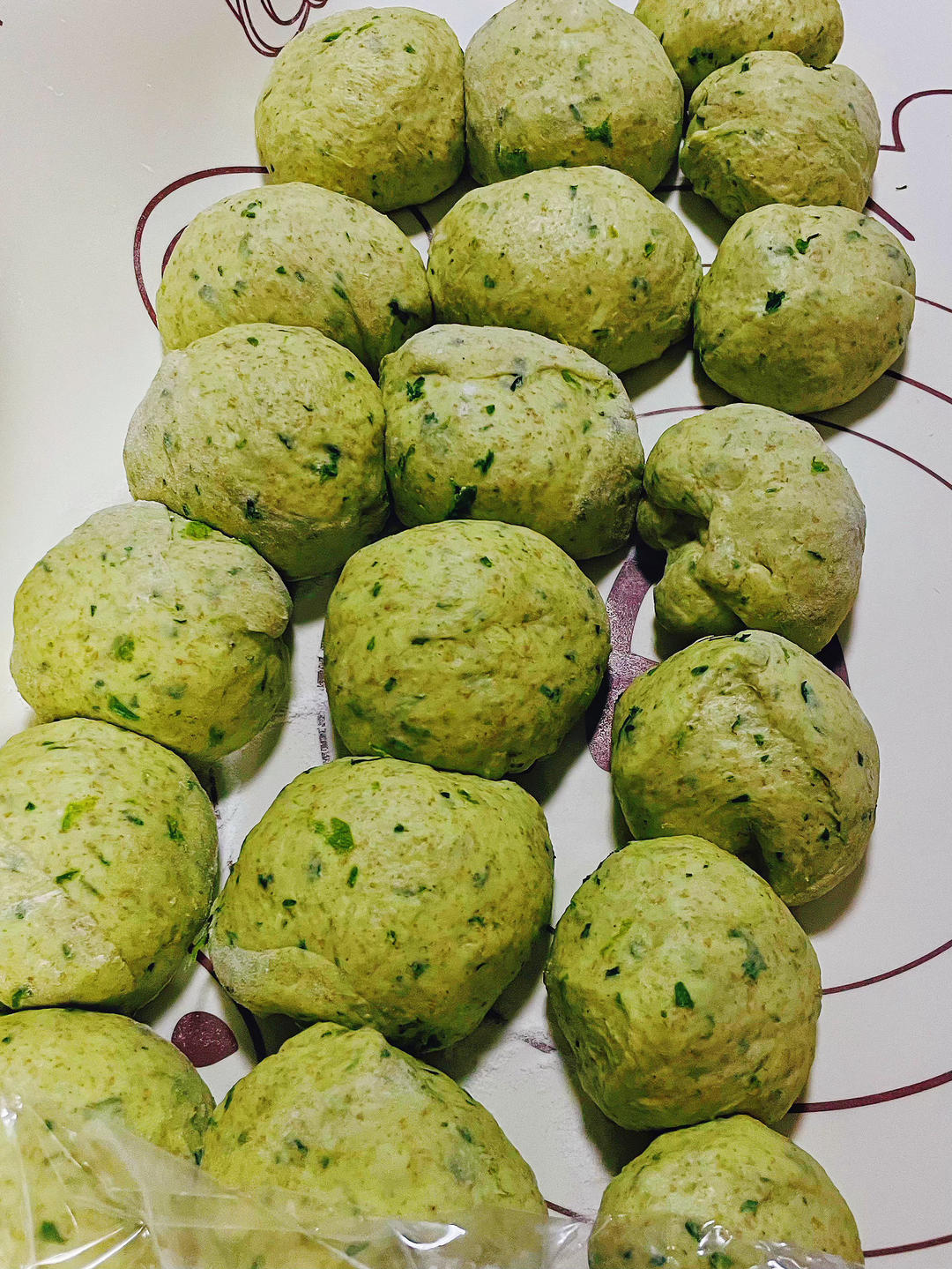 羽衣甘蓝培根软欧包