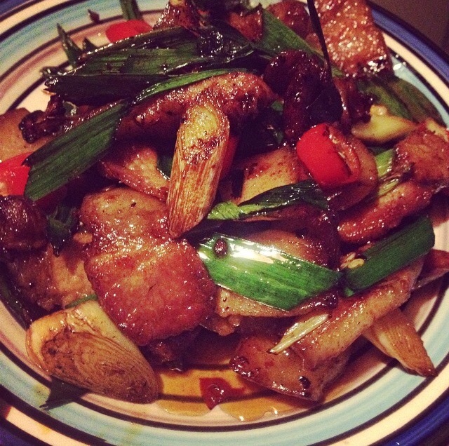 蒜苗回锅肉