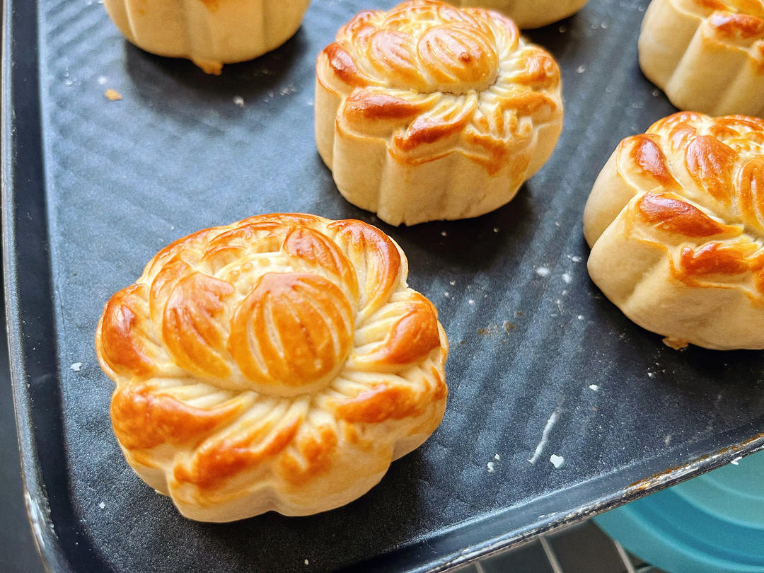 【终极版广式月饼配方】表皮油亮的秘诀！