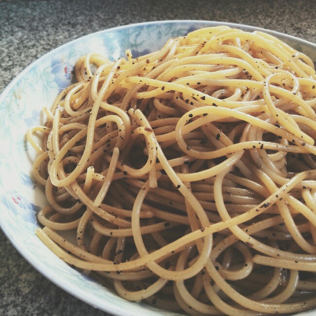 黑椒牛柳炒意面