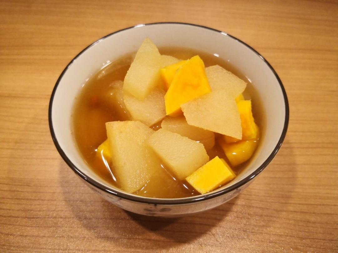 红薯雪梨枸杞糖水