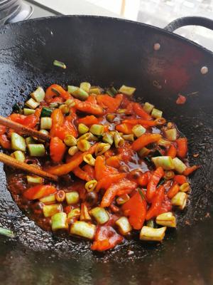 豆角青菜西红柿面片汤的做法 步骤5