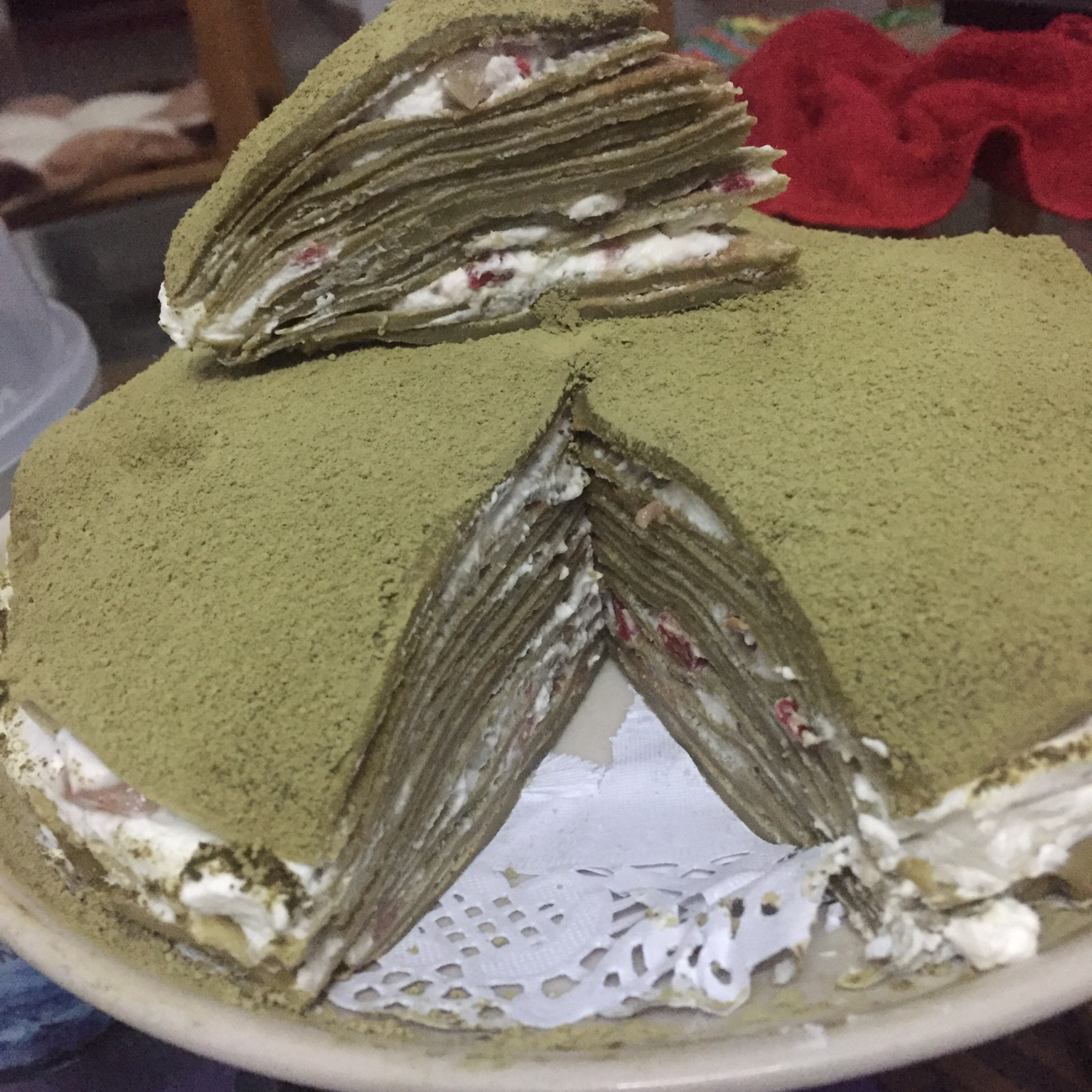 抹茶千层蛋糕（转自Amanda的曼食慢语）