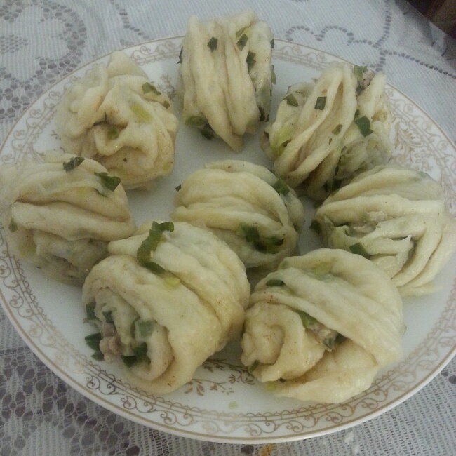葱油椒盐花卷