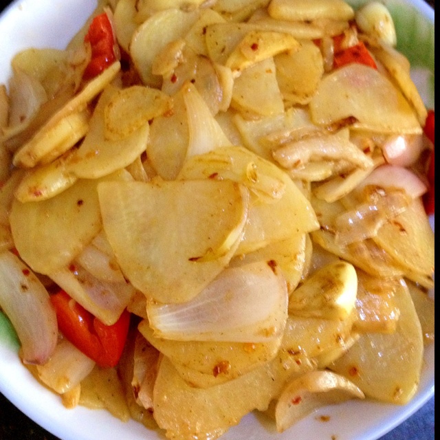 香辣干锅土豆片