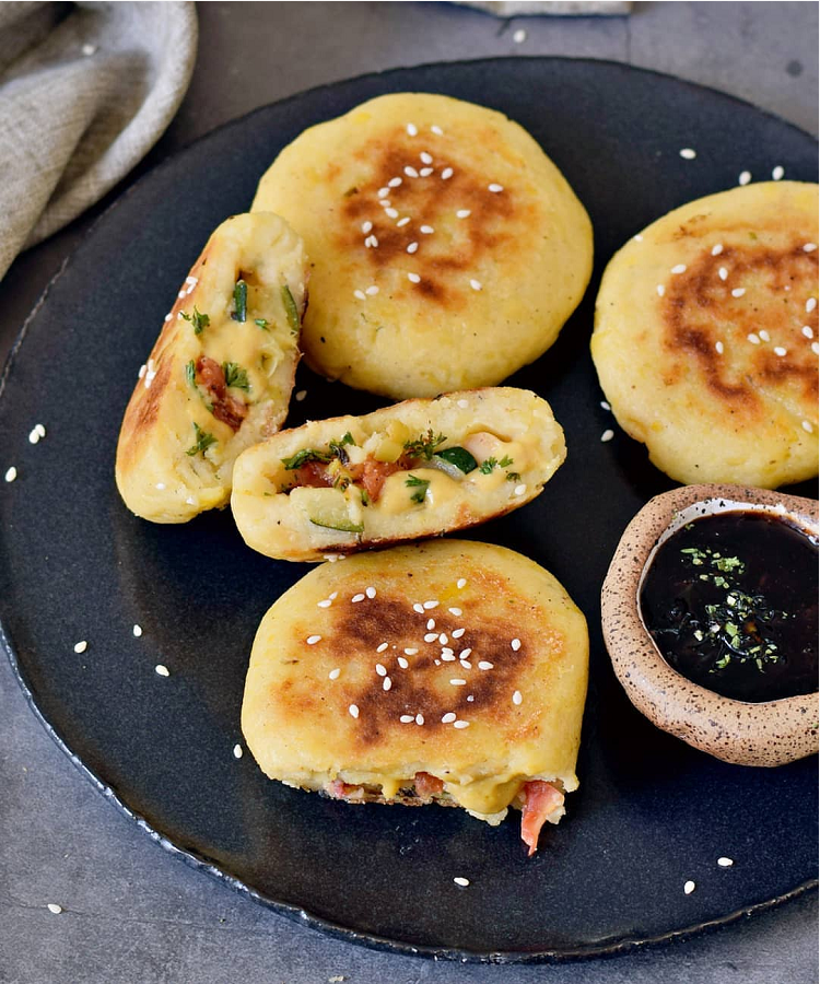 芝士薯饼  Fried potato cheese cake