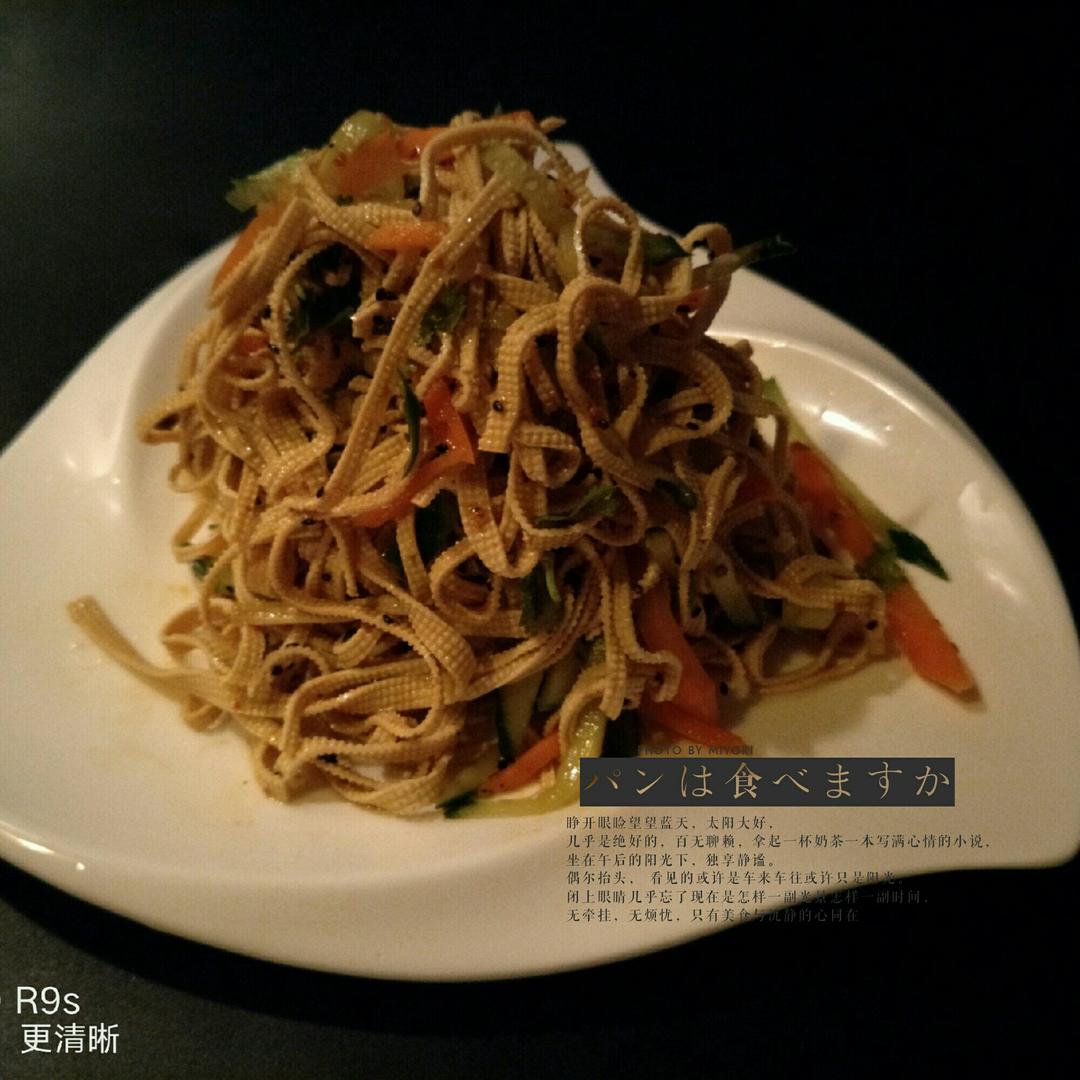 巧切千张豆皮丝的做法