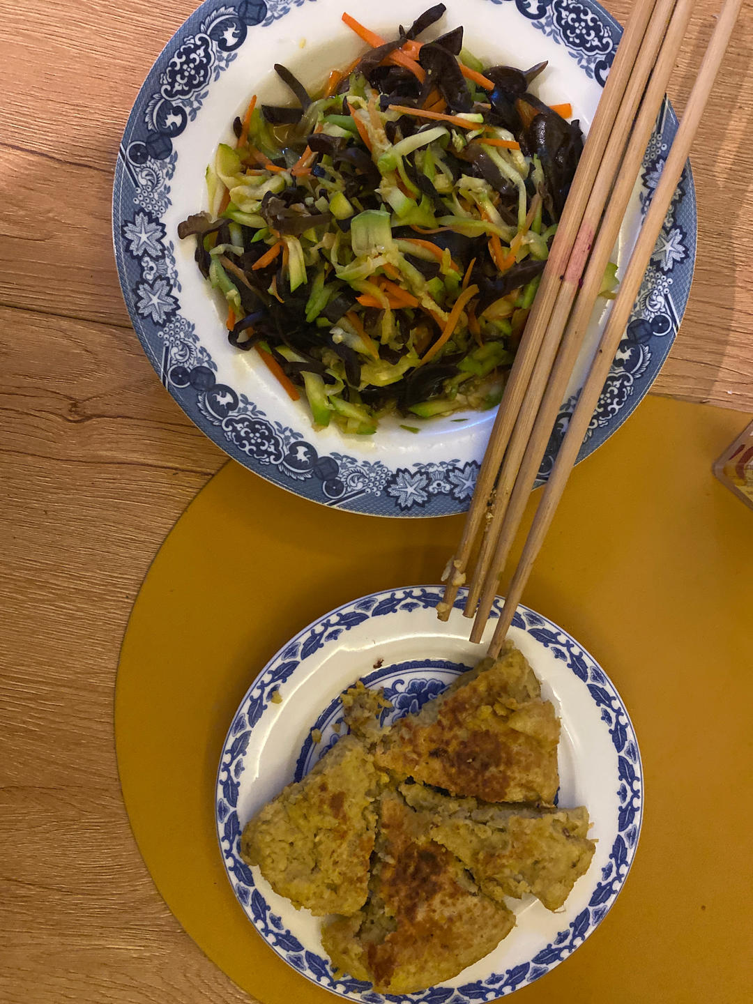 香蕉燕麦饼+香梨