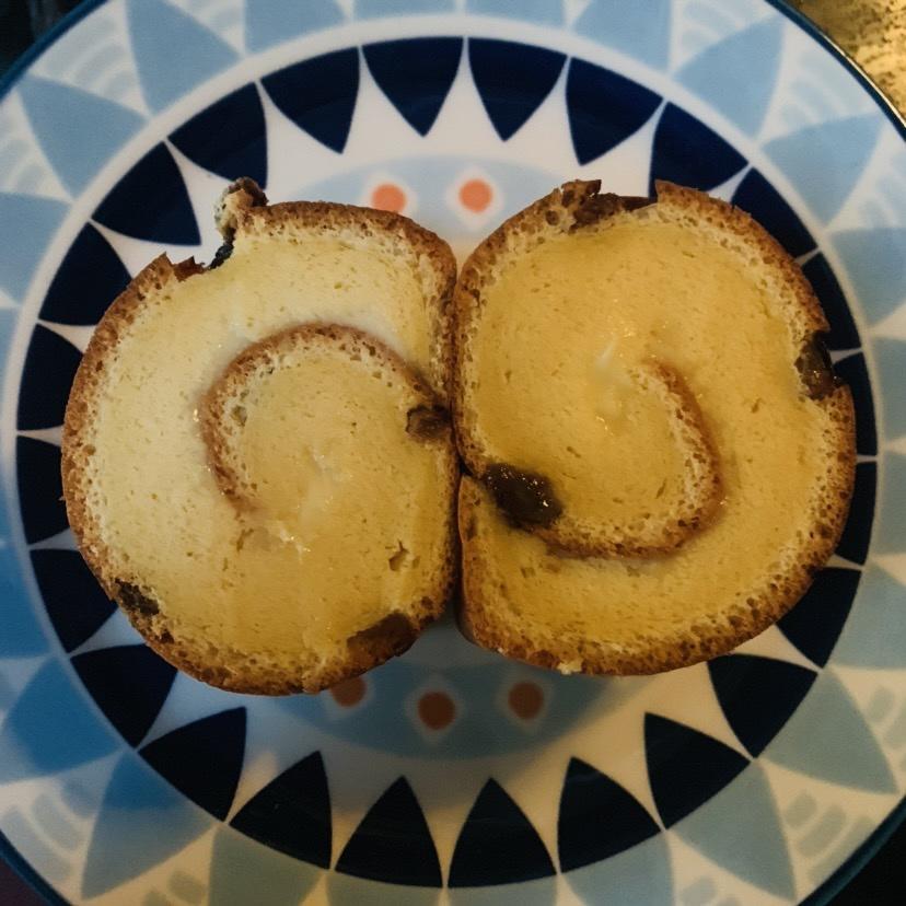 葡萄干蛋糕卷