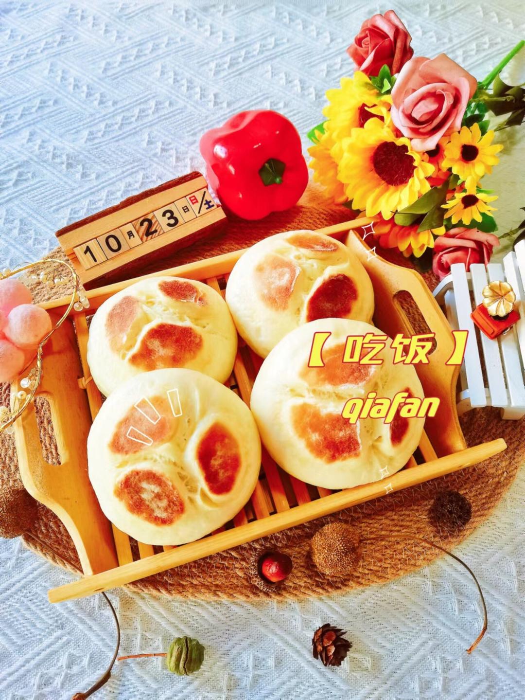 超柔软༄「奶香开花大馒头」༄一次发酵✌️✌️✌️的做法