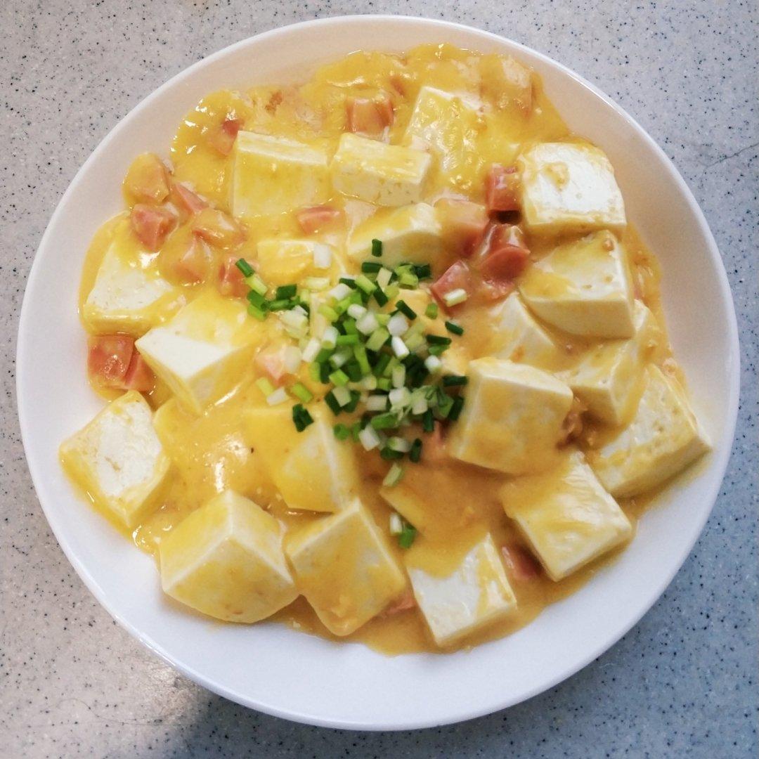 老丁的私房菜-蟹黄豆腐