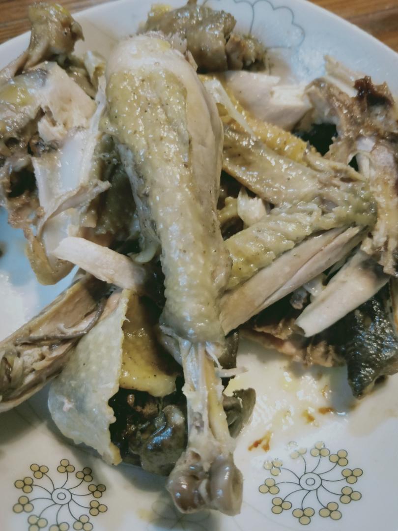 电饭锅盐焗鸡