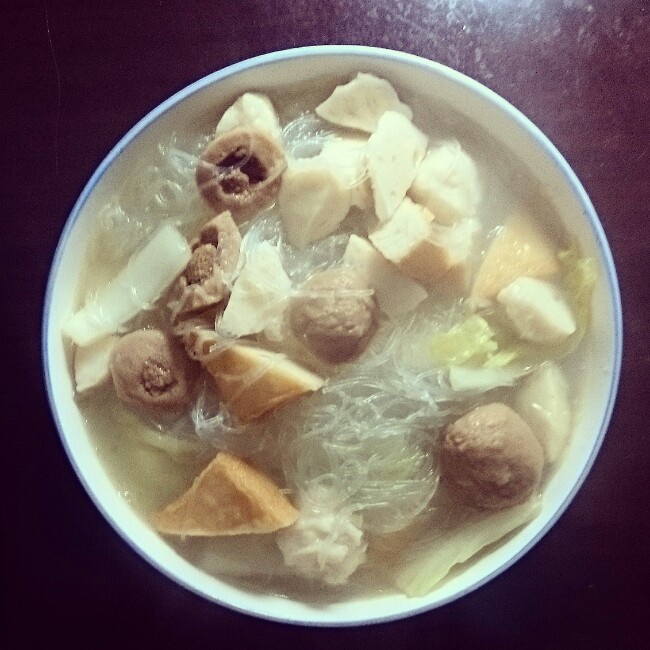 白菜粉丝汤